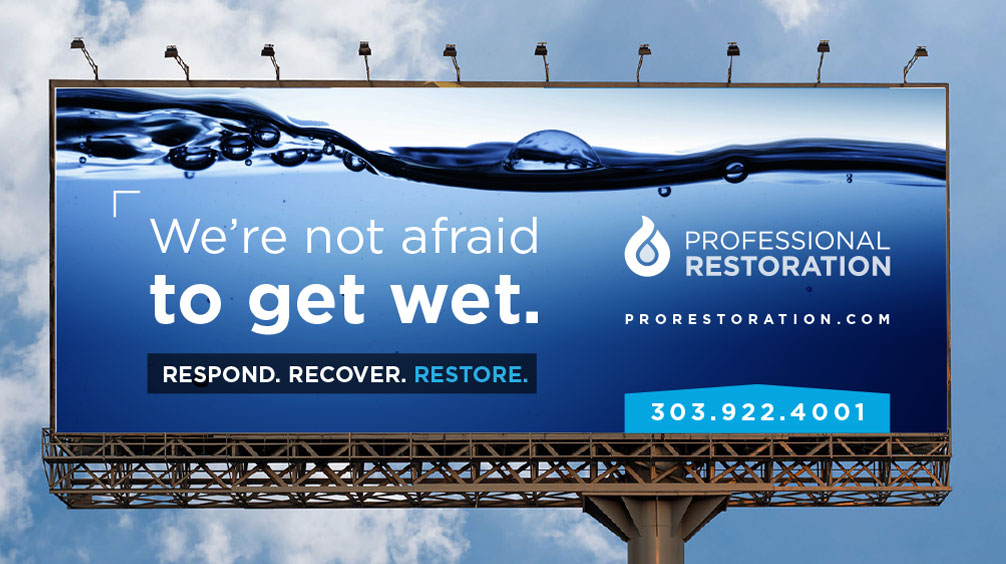 professional restoration billboard