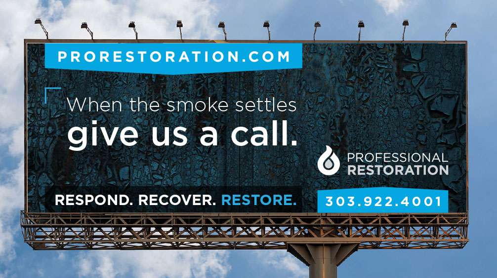 professional restoration billboard